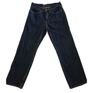 Old Navy Mens Loose Fit Jeans Dark Wash Denim Size 28x28